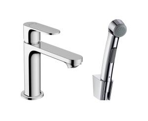 Washbasin faucet / hygienic douche